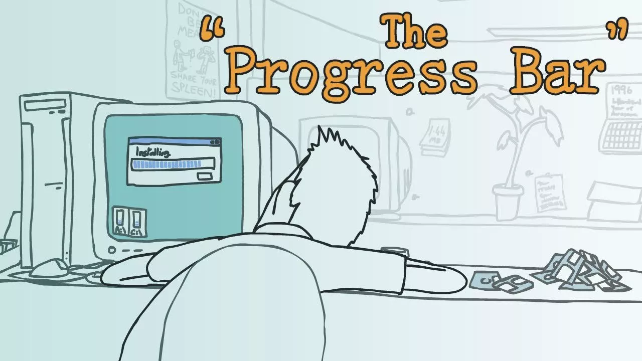 Gracias años de investigación en psicología, sociología y ciencias de la computación, hoy podemos disfrutar de unas brillantes y encantadoras barras de progreso que ni siquiera hacen su trabajo correctamente, ¿o si? /posts/092---progress-bar/featured-imaged.webp