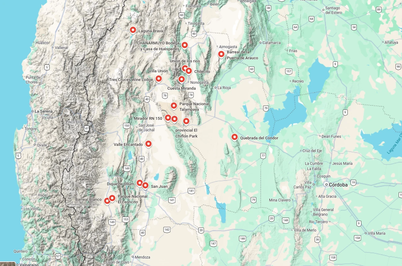 Principales puntos a visitar en la provincia de La Rioja